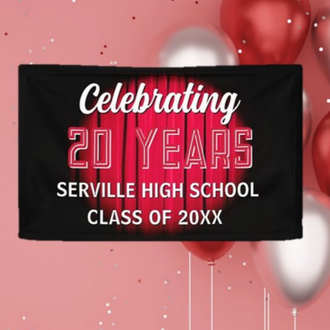 Celebrate 20 Years! Red Class Reunion banner (Creator Uploaded)