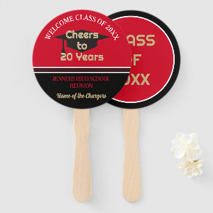 Celebrate! 20th Class Reunion Hand Fan