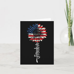 Celebrate 4th July Independence Day American Flag  Card