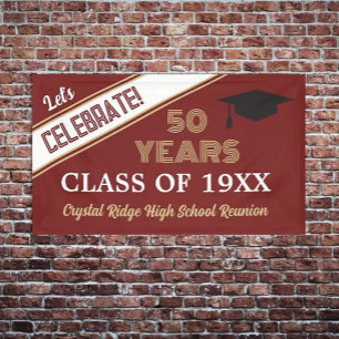 CELEBRATE! 50 year class reunion Banner