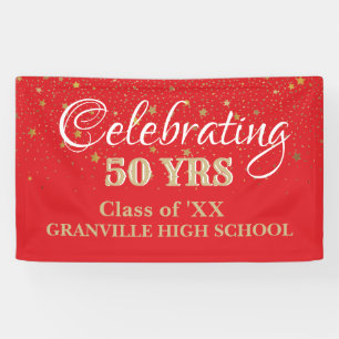Celebrate 50 Years! CUSTOM Class Reunion banner