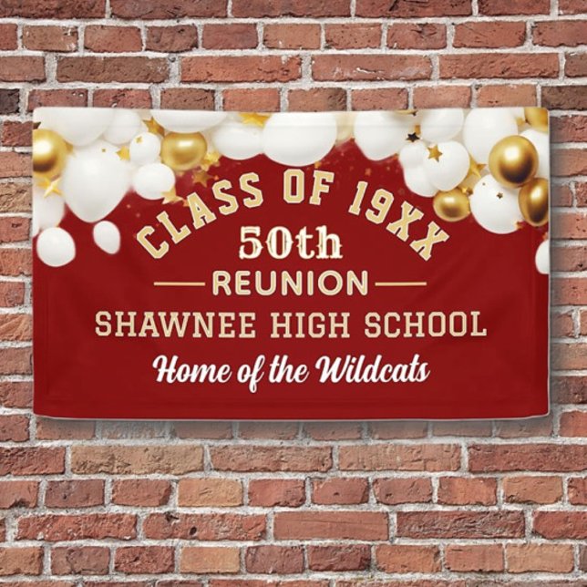 Celebrate! 50th Class Reunion Party banner (Creator Uploaded)