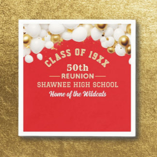 Celebrate! 50th Class Reunion Party  Napkin