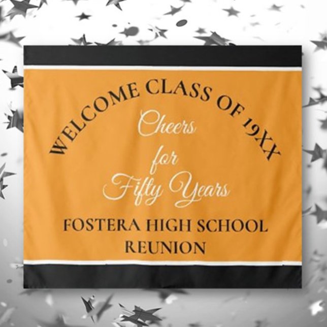 Celebrate! 50th Class Reunion party Tapestry (Creator Uploaded)