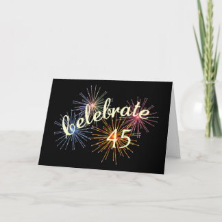 Celebrate a 45th Anniversary Card