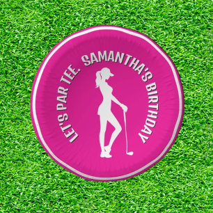 Celebrate a Pink Birthday Party! Paper Plate