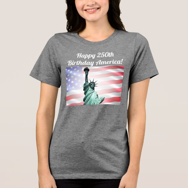 Celebrate America 250 #45 Tri-Blend Shirt (Front)