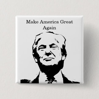 Celebrate America 250 and President Trump #14 15 Cm Square Badge