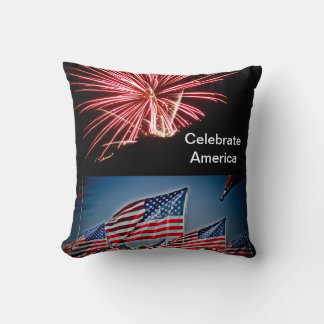 Celebrate America Postcard Cushion