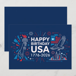 Celebrate America’s 250th anniversary V2 Holiday Card