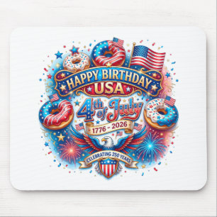Celebrate America’s 250th birthday with doughnut Mouse Pad