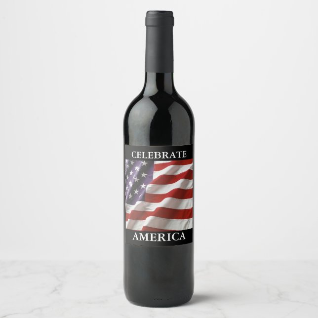 Celebrate America Wine Label (Front)