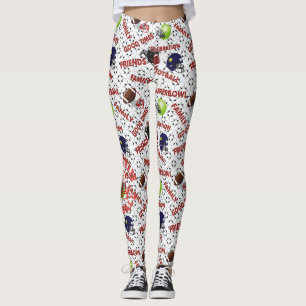 Celebrate American Football Time Leggings