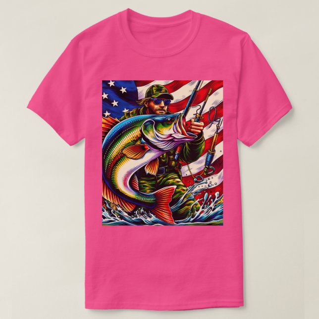 Celebrate and show your love of fishing with this  T-Shirt (Design Front)