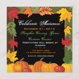 Celebrate Autumn Invitation
