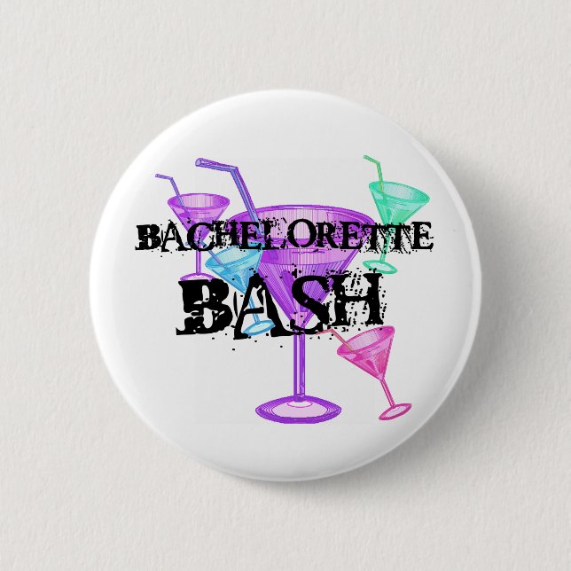 Celebrate Bachelorette Bash 6 Cm Round Badge (Front)