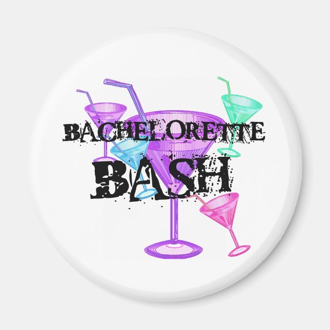 Celebrate Bachelorette Bash Magnet (Front)