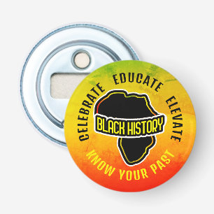 celebrate black history month bottle opener