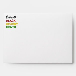 Celebrate Black History Month Envelope