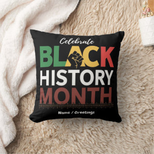 Celebrate Black History Month Honouring African  Cushion
