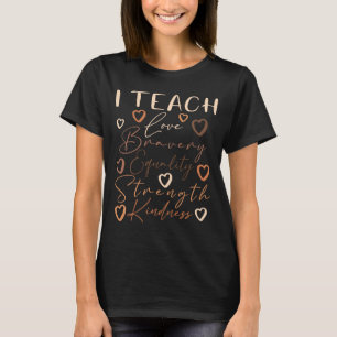 Celebrate Black History Month I Teach Black Histor T-Shirt