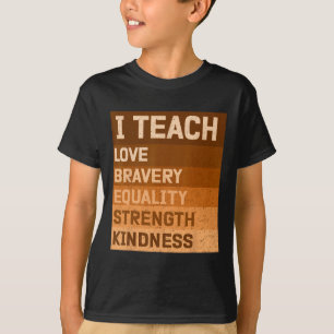 Celebrate Black History Month I Teach Black Histor T-Shirt