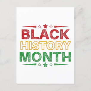 Celebrate Black History Month, Juneteenth Postcard