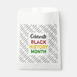 Celebrate Black History Month Party Favour Bags
