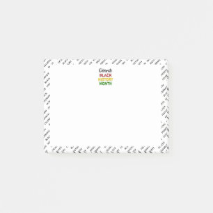 Celebrate Black History Month Post-it Notes