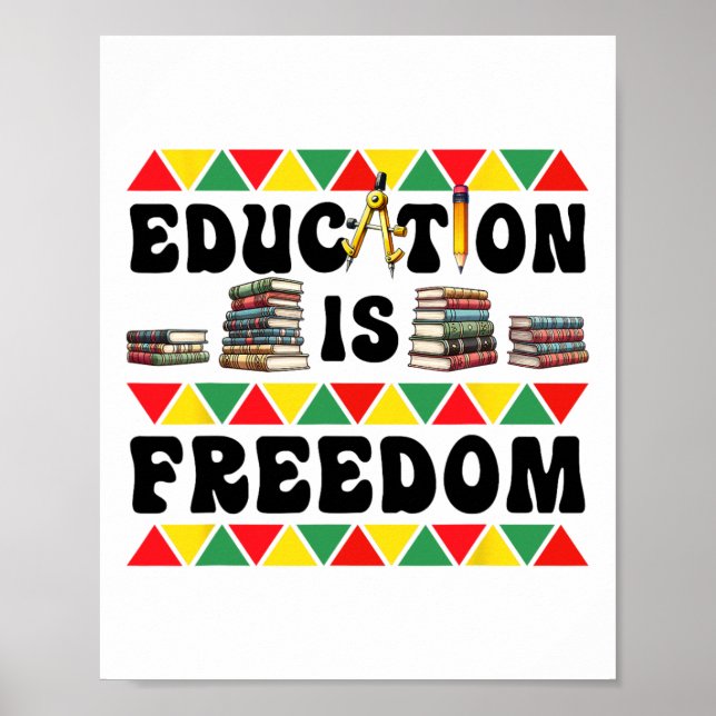 Celebrate Black History Month With Freedom  Poster (Front)