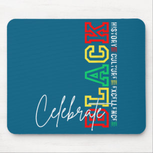 Celebrate black juneteenth african american pride  mouse pad