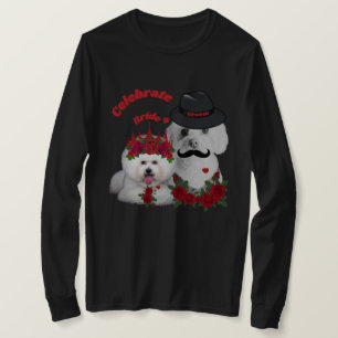 Celebrate Bride & Groom Long Sleeve Tee