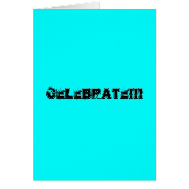 Celebrate Card (Front)