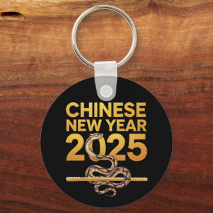 Celebrate Chinese New Year 2025 Year Of Snake Key Ring