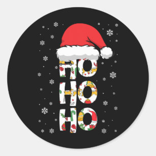 Celebrate Christmas In July Funny Beach Summer Chr Classic Round Sticker