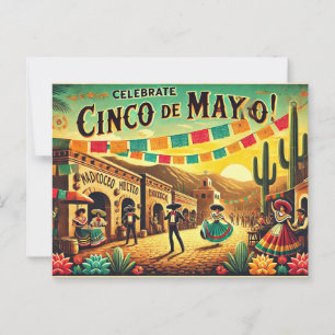 Celebrate Cinco de Mayo Postcard