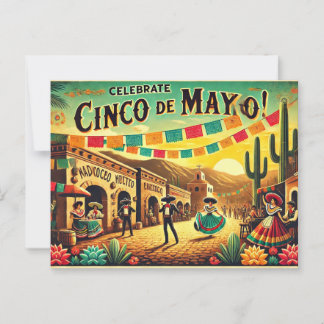 Celebrate Cinco de Mayo Postcard