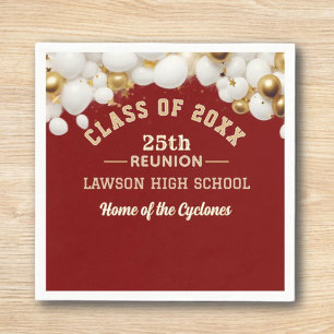 Celebrate! Class Reunion Party Napkin