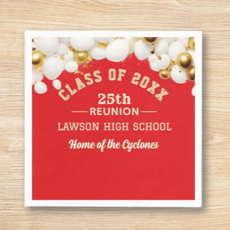 Celebrate! Class Reunion Party  Napkin