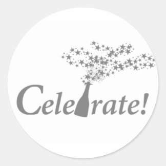 Celebrate! Classic Round Sticker