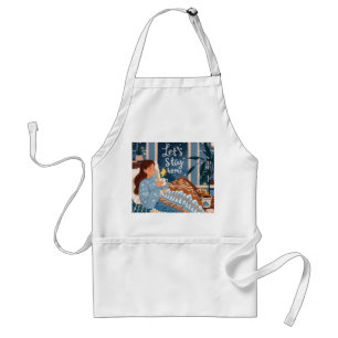 Celebrate cosy nights knitted blanket standard apron