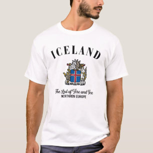 Celebrate Culture of Iceland Flag T-Shirt