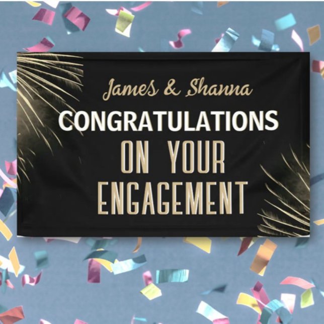 Celebrate! Custom Engagement party  Banner (Creator Uploaded)