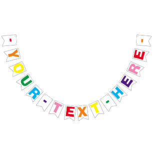 CELEBRATE! 🎉 Custom Party Banner Bunting Design