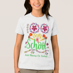 Celebrate Cute 100 Days of School Tri-Blend Shirt