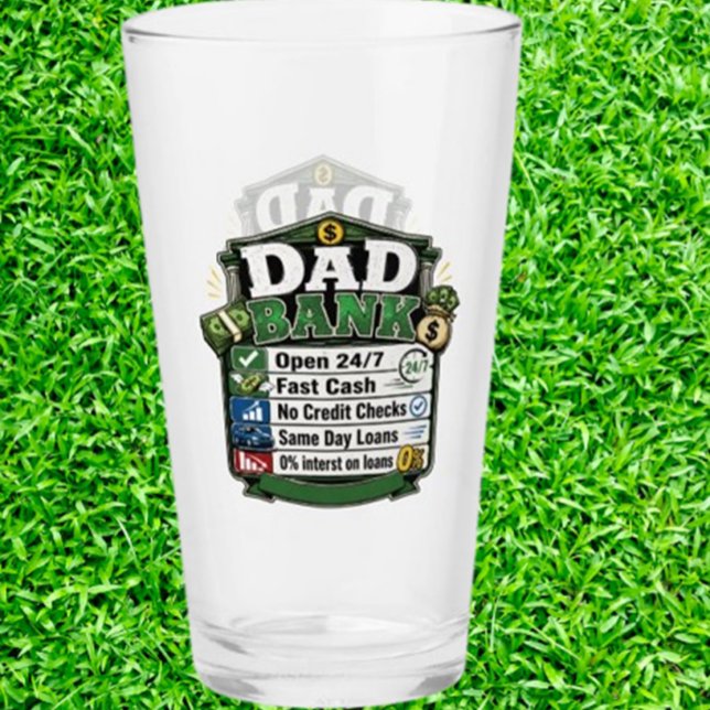  Celebrate Dad Bank Glass ( turning a simple golf accessory into something he’ll talk about with his buddies on the course.)