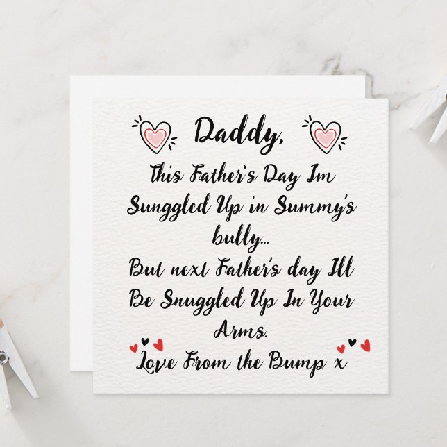 Celebrate Dad-to-Be with Heartfelt Father's Day Invitation (Celebrate Dad-to-Be with Heartfelt Father's Day Cards)