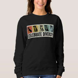 Celebrate Diversity Border Collie For Men Border C Sweatshirt