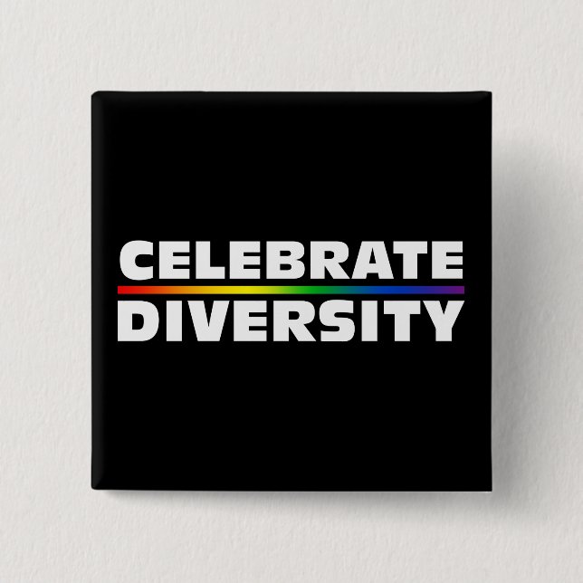 Celebrate Diversity Button (Front)
