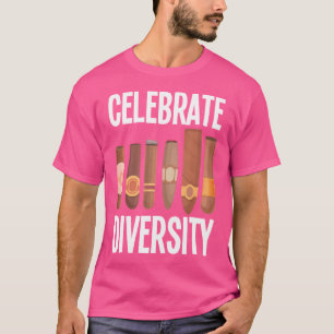 Celebrate Diversity Cigar Smoking Funny Cigar Smok T-Shirt